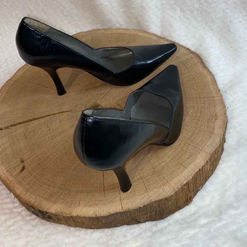 Roberto Vianni Shiny Black High Heel Shoes